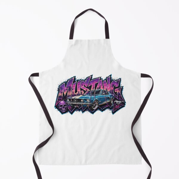 Item preview, Mustang Fastback Street Art - Blue Muscle Car Graffiti Design designed and sold by SasquatchTrail.