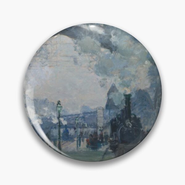 Item preview, Monet Arrival of the Normandy Train  designed and sold by Athena-Arts-.