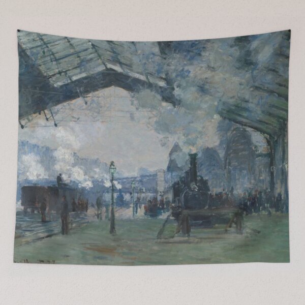 Item preview, Monet Arrival of the Normandy Train  designed and sold by Athena-Arts-.