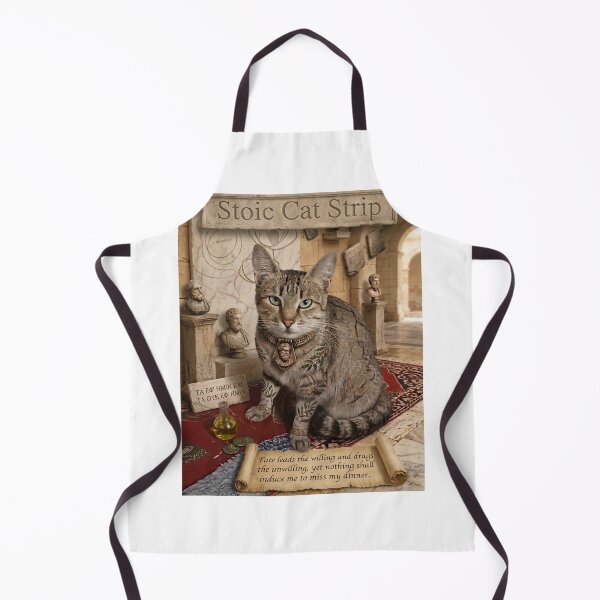 Item preview, Stoic Cat Strip: The Philosopher and the Mouser designed and sold by NadinGerasi.