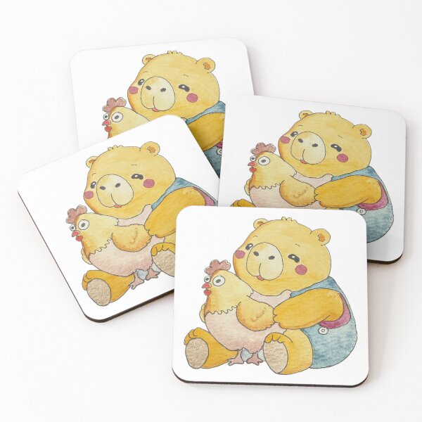 Item preview, farmer capybara with a chicken designed and sold by Artful Things.