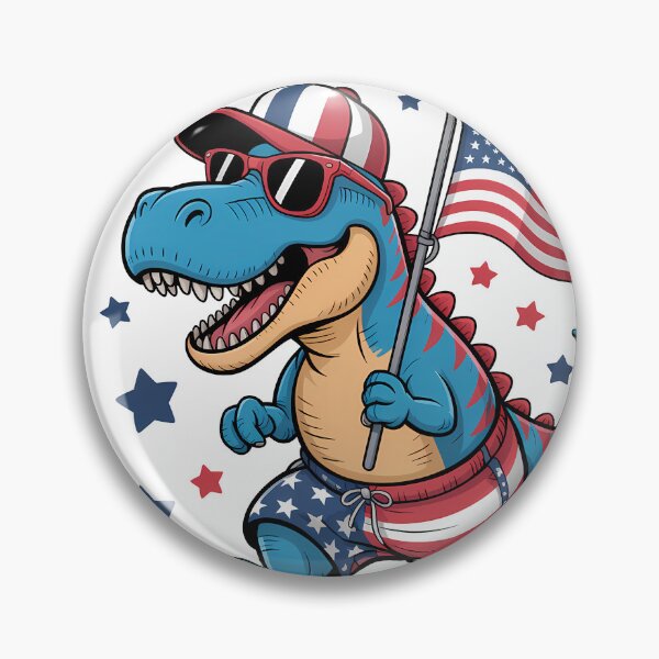 Item preview, Mamasaurus Patriotic Dinosaur Family Matching 4th of July Shirt designed and sold by Raygunes.