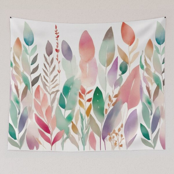 Item preview, Botanical Elegance Watercolor Plant Design designed and sold by MoxisWatercolor.
