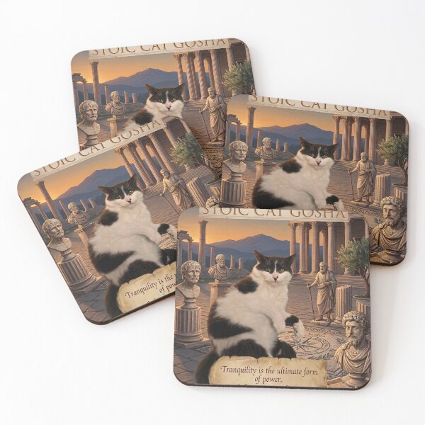 Item preview, ​Stoic Cat Gosha: Tranquility in Times of War designed and sold by NadinGerasi.