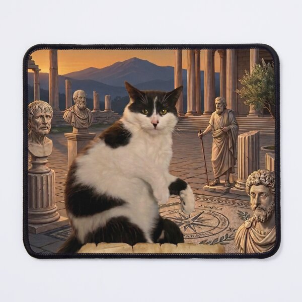 Item preview, Stoic Cat Gosha: Tranquility in Times of War designed and sold by NadinGerasi.