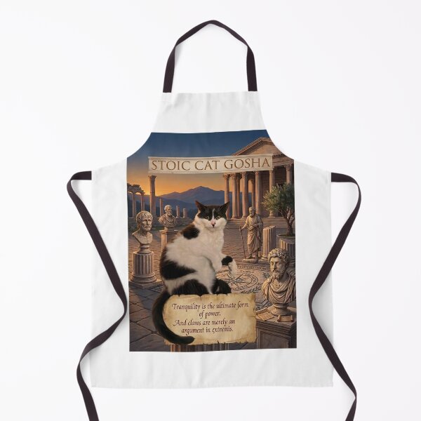 Item preview, Stoic Cat Gosha: Tranquility in Times of War designed and sold by NadinGerasi.