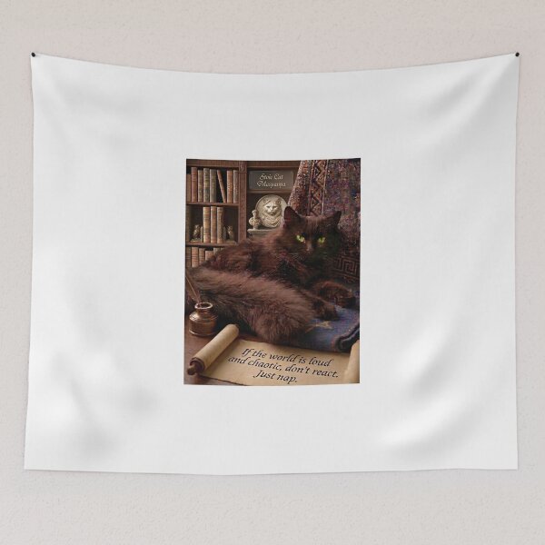 Item preview, ​Stoic Cat Masyanya: The Stoic Spirit of Ukraine  designed and sold by NadinGerasi.