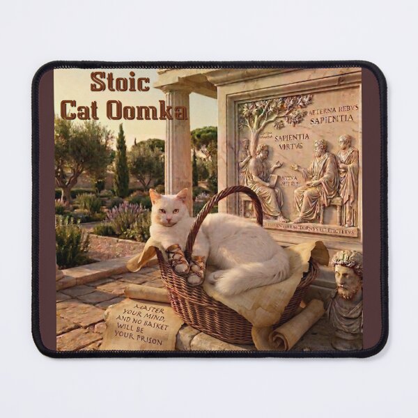 Item preview, Stoic Cat Oomka: Ukrainian Resilience and Stoic Peace designed and sold by NadinGerasi.