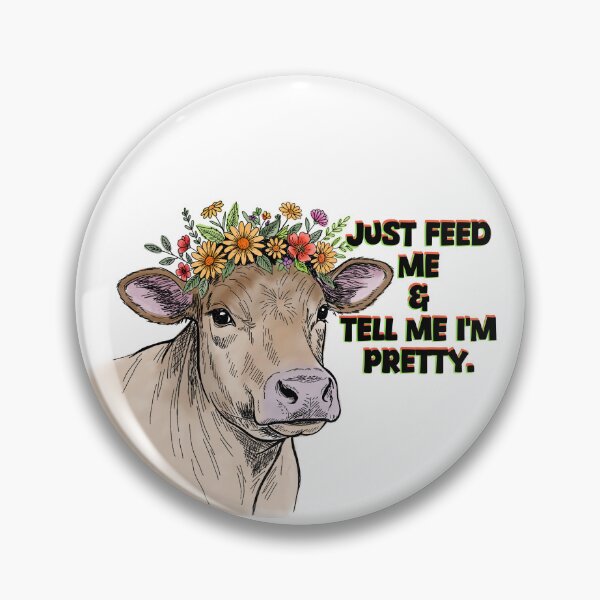 Item preview, Cow with a flower garlands  designed and sold by The Curious Cow.