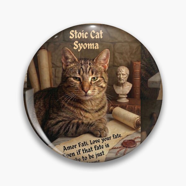Item preview, ​Stoic Cat Syoma: Amor Fati Wisdom designed and sold by NadinGerasi.