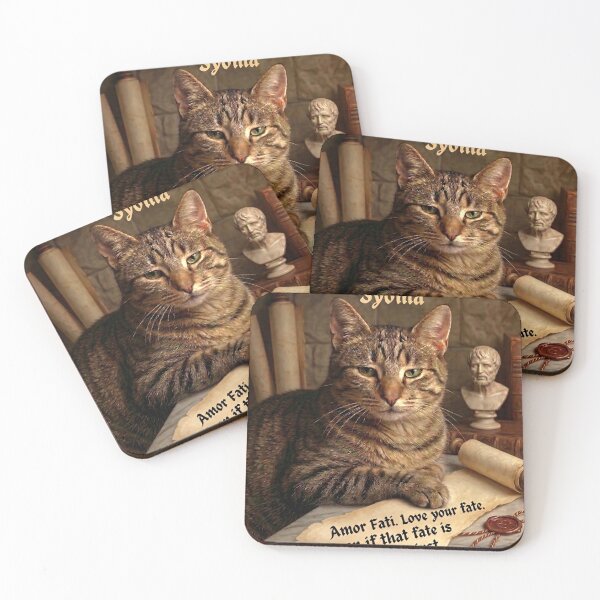 Item preview, ​Stoic Cat Syoma: Amor Fati Wisdom designed and sold by NadinGerasi.