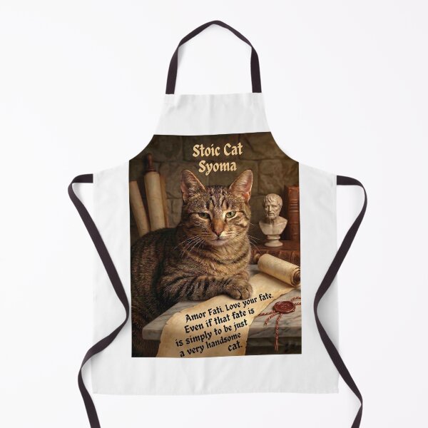 Item preview, ​Stoic Cat Syoma: Amor Fati Wisdom designed and sold by NadinGerasi.