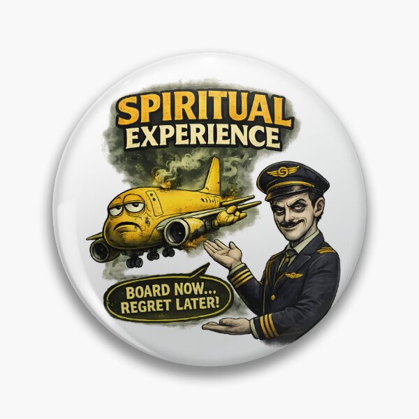 Item preview, Spiritual Experience Funny Pilot Meme Shirt | Dark Airline Humor Graphic designed and sold by Irysek.