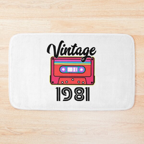 Item preview, 1981 Vintage Cassette – Retro Birth Year Birthday Gift Design designed and sold by EmeraldeaArt.