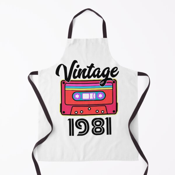 Item preview, 1981 Vintage Cassette – Retro Birth Year Birthday Gift Design designed and sold by EmeraldeaArt.