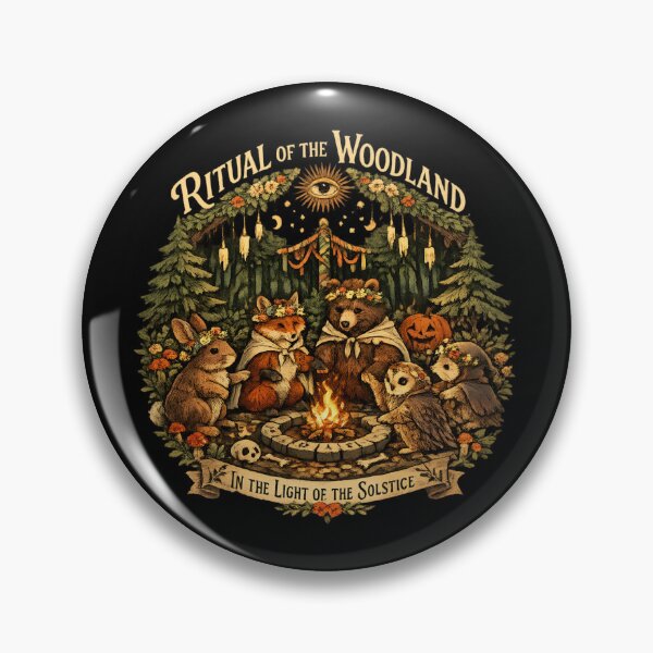 Item preview, Woodland Solstice Ritual Forest Animals - Cottagecore Fantasy designed and sold by SidTastic .