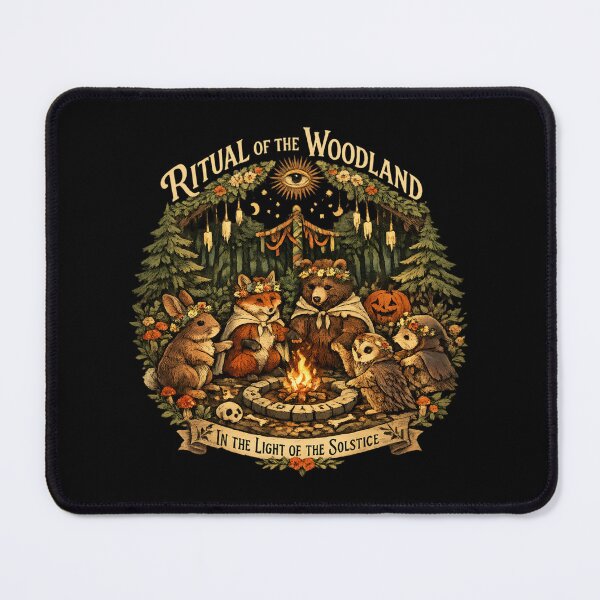Item preview, Woodland Solstice Ritual Forest Animals - Cottagecore Fantasy designed and sold by SidTastic .