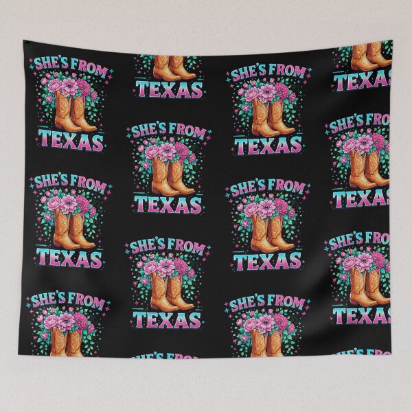 Item preview, She's From Texas I Can Tell  designed and sold by WoodburyLake.