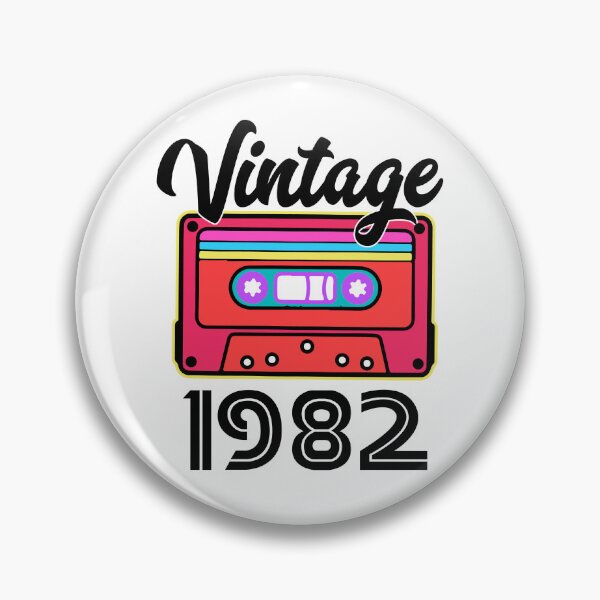 Item preview, 1982 Vintage Cassette – Retro Birth Year Birthday Gift Design designed and sold by EmeraldeaArt.