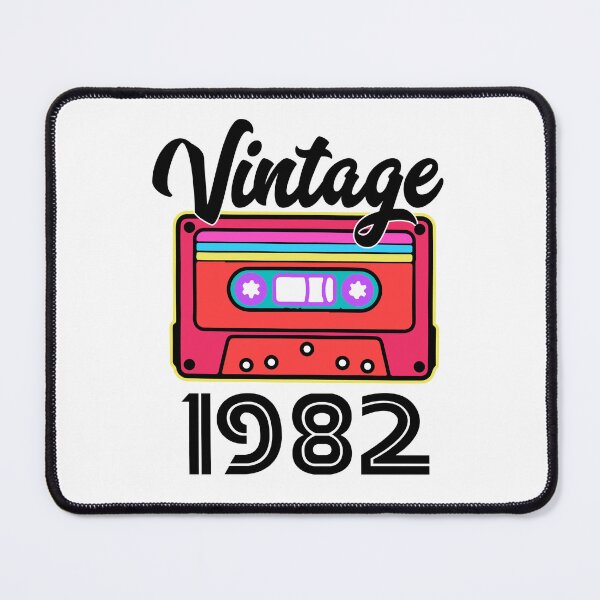 Item preview, 1982 Vintage Cassette – Retro Birth Year Birthday Gift Design designed and sold by EmeraldeaArt.
