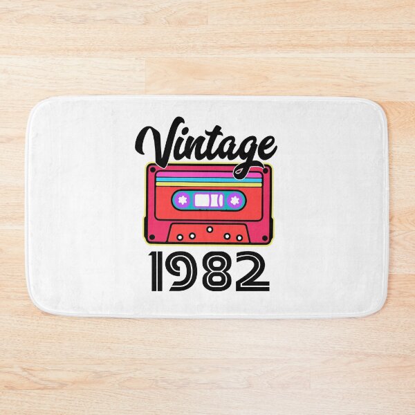 Item preview, 1982 Vintage Cassette – Retro Birth Year Birthday Gift Design designed and sold by EmeraldeaArt.
