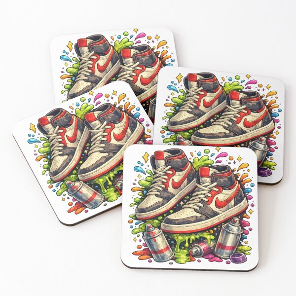 Item preview, Street Kicks Graffiti Sneakers  designed and sold by MKDSN.
