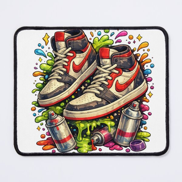 Item preview, Street Kicks Graffiti Sneakers designed and sold by MKDSN.