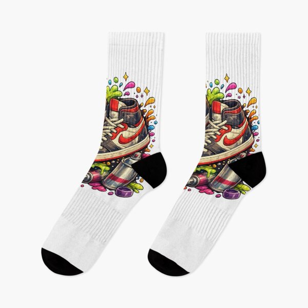 Item preview, Street Kicks Graffiti Sneakers  designed and sold by MKDSN.