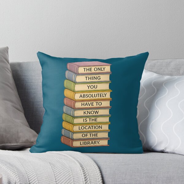 Item preview, The Only Thing You Absolutely Have to Know Is the Location of the Library designed and sold by Nerd Romance Café.