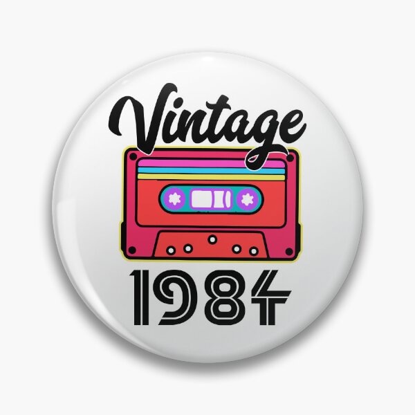 Item preview, 1984 Vintage Cassette – Retro Birth Year Birthday Gift Design designed and sold by EmeraldeaArt.