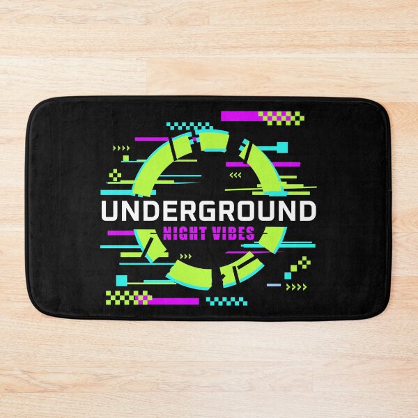 Item preview, Underground Night Vibes Cyberpunk Rave Aesthetic Design designed and sold by 89BLACK.