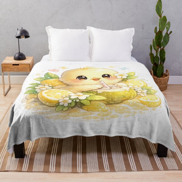 Item preview, Lemon Duck – Cute Summer Kawaii Sticker designed and sold by SaphireArt.