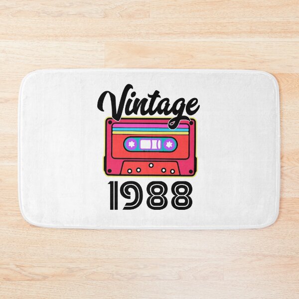 Item preview, 1988 Vintage Cassette – Retro Birth Year Birthday Gift Design designed and sold by EmeraldeaArt.