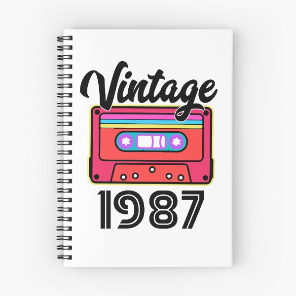 Item preview, 1987 Vintage Cassette – Retro Birth Year Birthday Gift Design designed and sold by EmeraldeaArt.