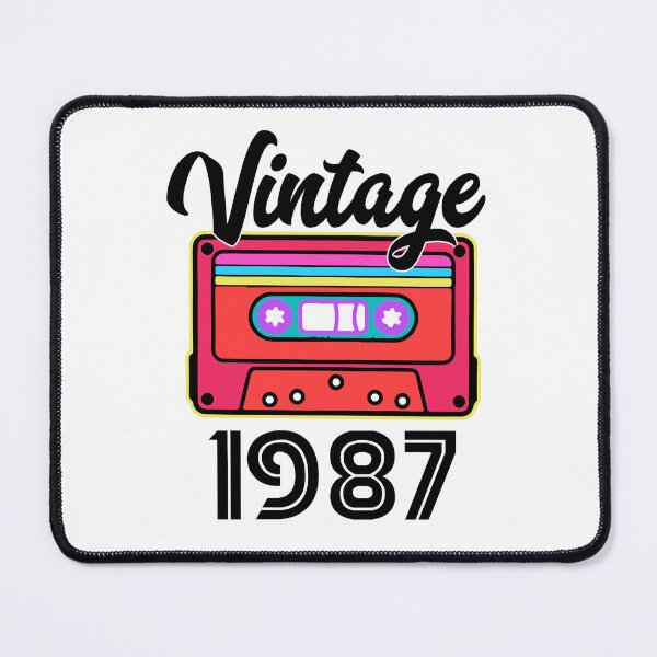 Item preview, 1987 Vintage Cassette – Retro Birth Year Birthday Gift Design designed and sold by EmeraldeaArt.