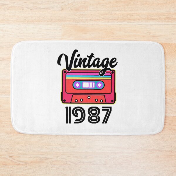 Item preview, 1987 Vintage Cassette – Retro Birth Year Birthday Gift Design designed and sold by EmeraldeaArt.