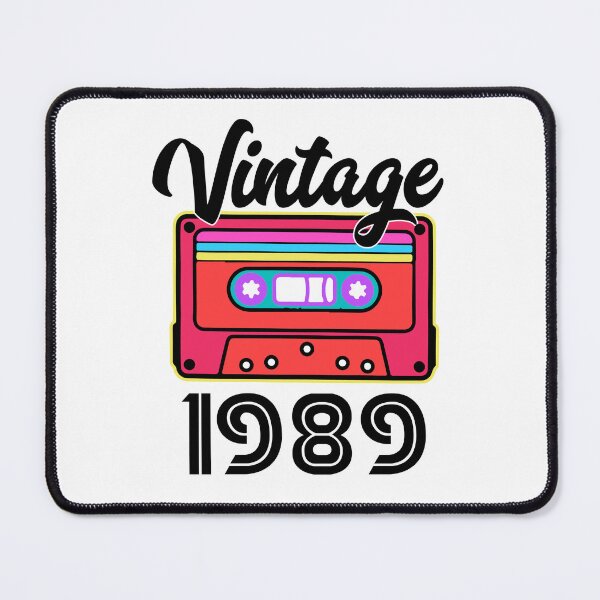 Item preview, 1989 Vintage Cassette – Retro Birth Year Birthday Gift Design designed and sold by EmeraldeaArt.