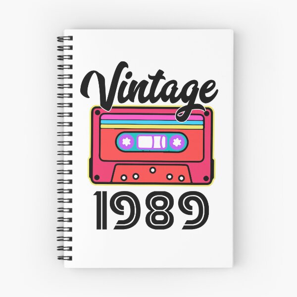 Item preview, Cassette vintage de 1989 – Diseño retro para regalo de cumpleaños con motivo del año de nacimiento. designed and sold by EmeraldeaArt.