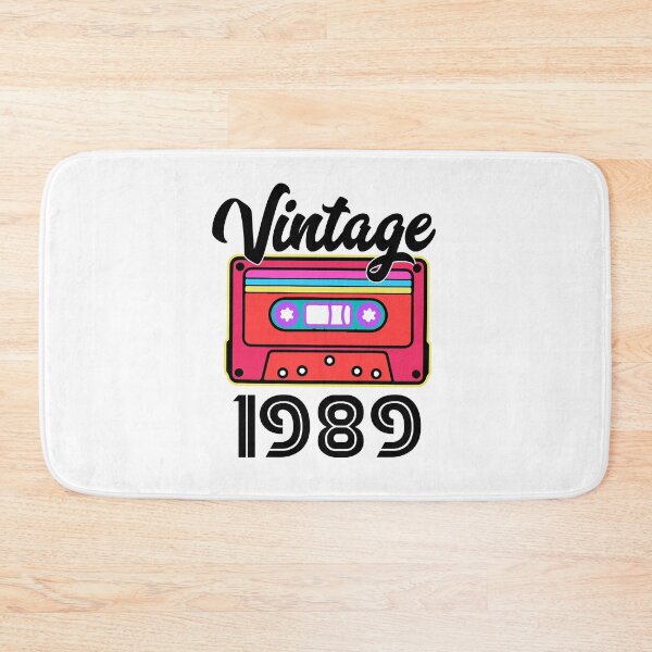 Item preview, 1989 Vintage Cassette – Retro Birth Year Birthday Gift Design designed and sold by EmeraldeaArt.