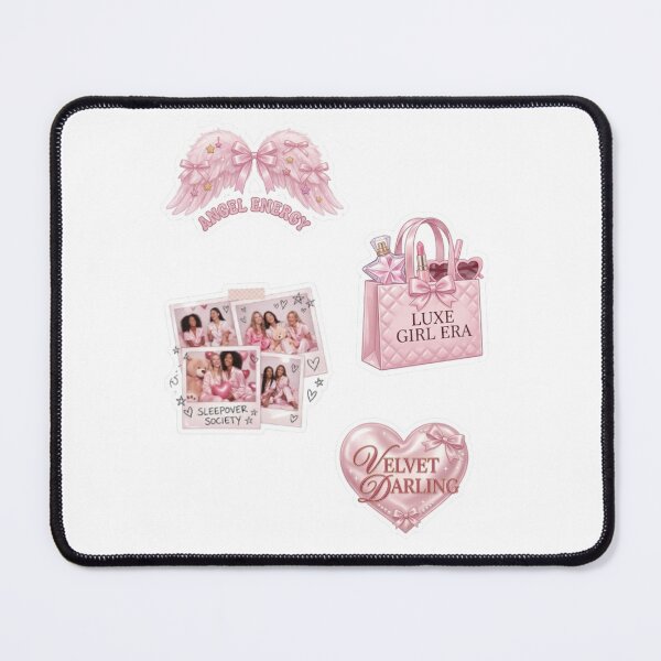 Item preview, Y2K Pink Coquette 4 Design Sticker Pack designed and sold by veloraastudio.