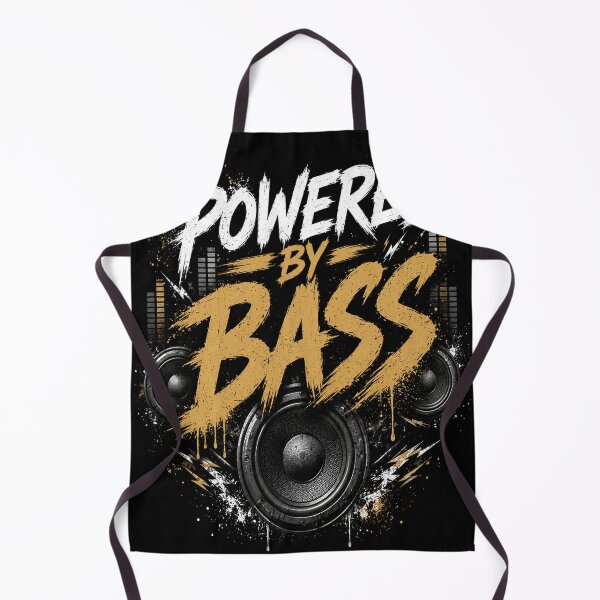 Item preview, Powered by Bass – EDM Festival DJ Music T-Shirt designed and sold by Pecata.