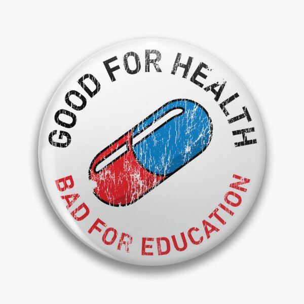 Item preview, Akira Good For Health Bad For Education - worn version designed and sold by The Common Tee.