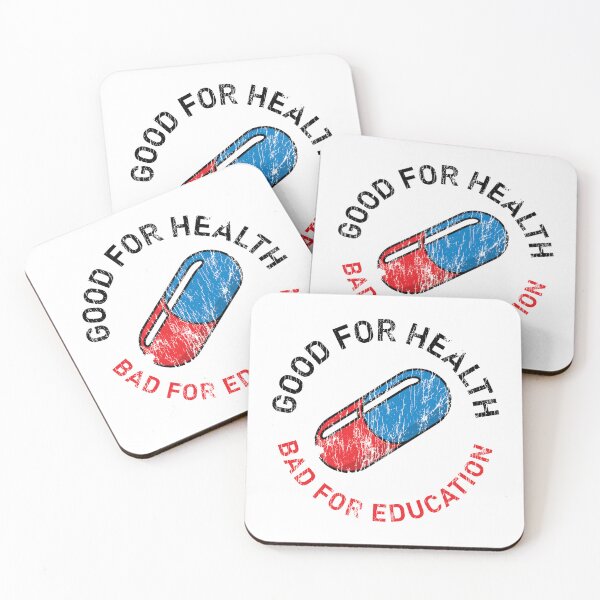 Item preview, Akira Good For Health Bad For Education - worn version designed and sold by The Common Tee.