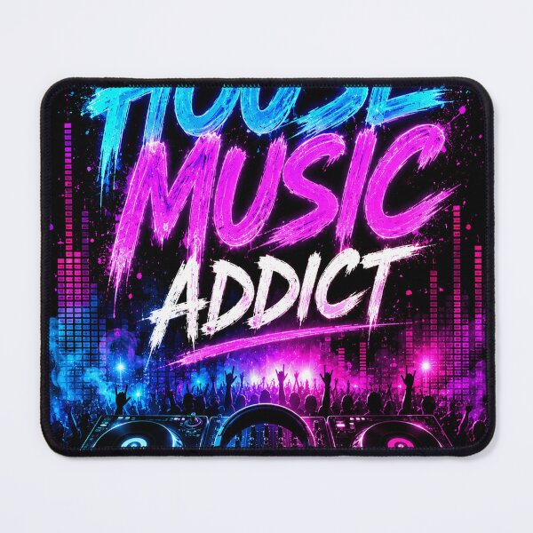Item preview,  House Music Addict – Neon EDM DJ Festival T-Shirt designed and sold by Pecata.