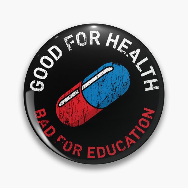 Item preview, Akira Good For Health Bad For Education - worn version designed and sold by The Common Tee.