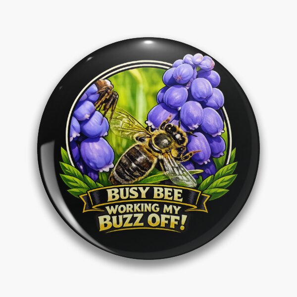 Item preview, Busy Bee – Working My Buzz Off! Funny Bee T-Shirt Design designed and sold by KielArt.