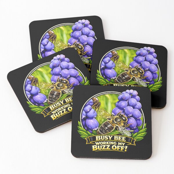Item preview, Busy Bee – Working My Buzz Off! Funny Bee T-Shirt Design designed and sold by KielArt.