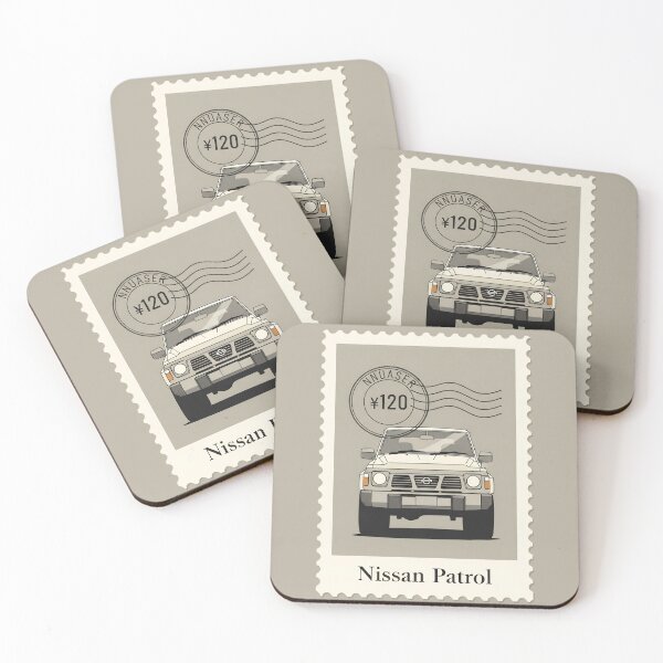 Item preview, Nissan Patrol Classic 4x4 Off-Road Vintage Postage Stamp Art designed and sold by Motorline44.