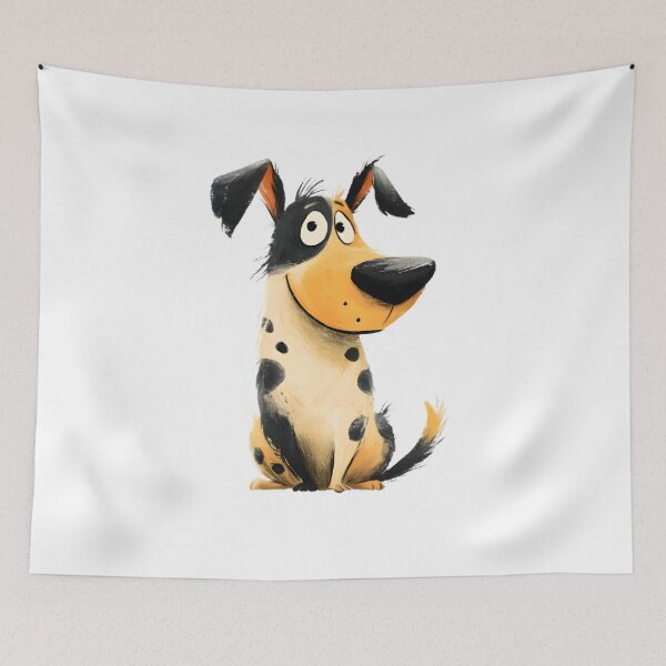 Item preview, Cute Happy Dog designed and sold by Retro Whimsy.
