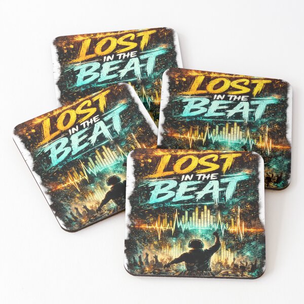 Item preview, Lost in the Beat – EDM DJ Festival House Music T-Shirt designed and sold by Pecata.